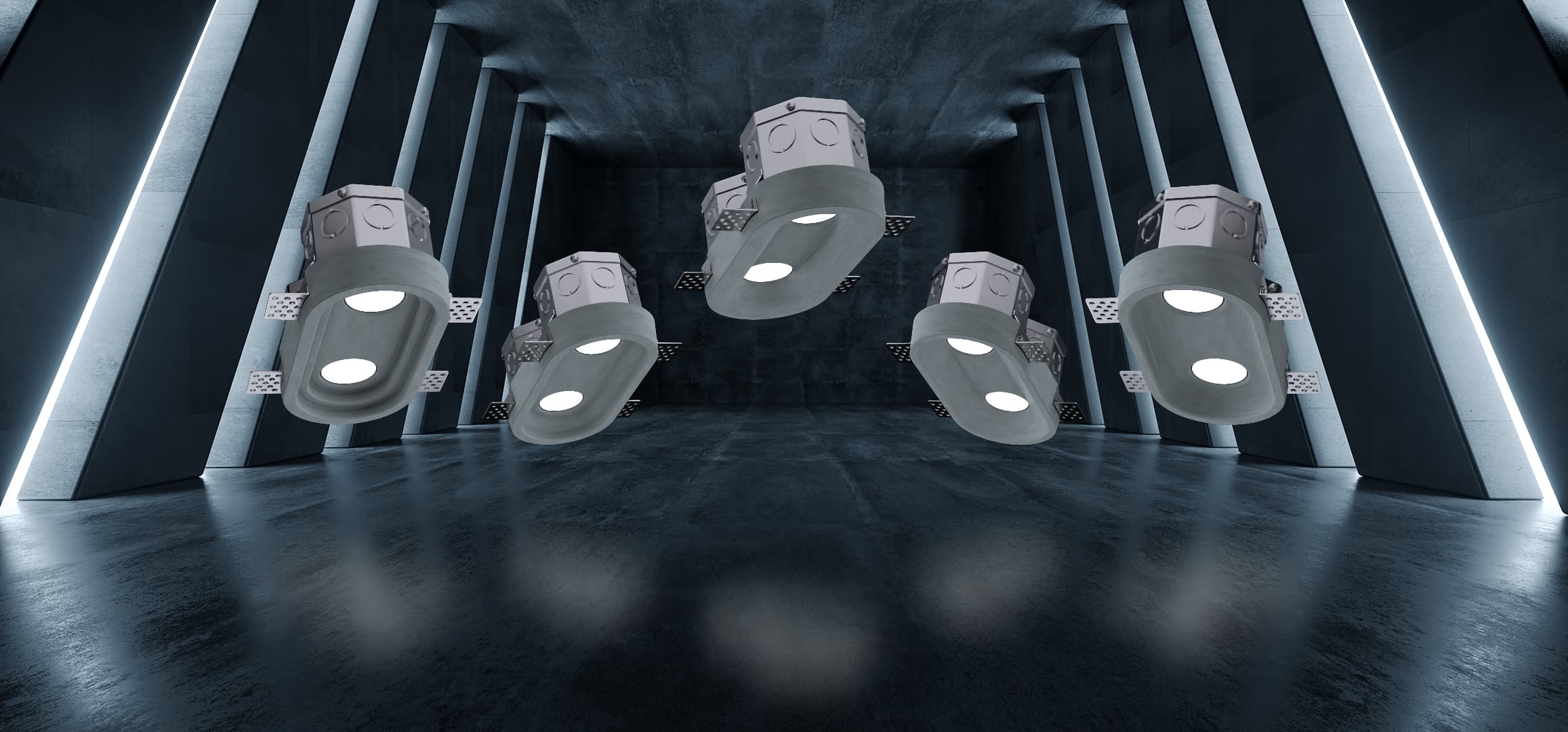 Double Bulb Luminaires - GC250XD & GC251XD & GC252XD & GC253XD Series 4