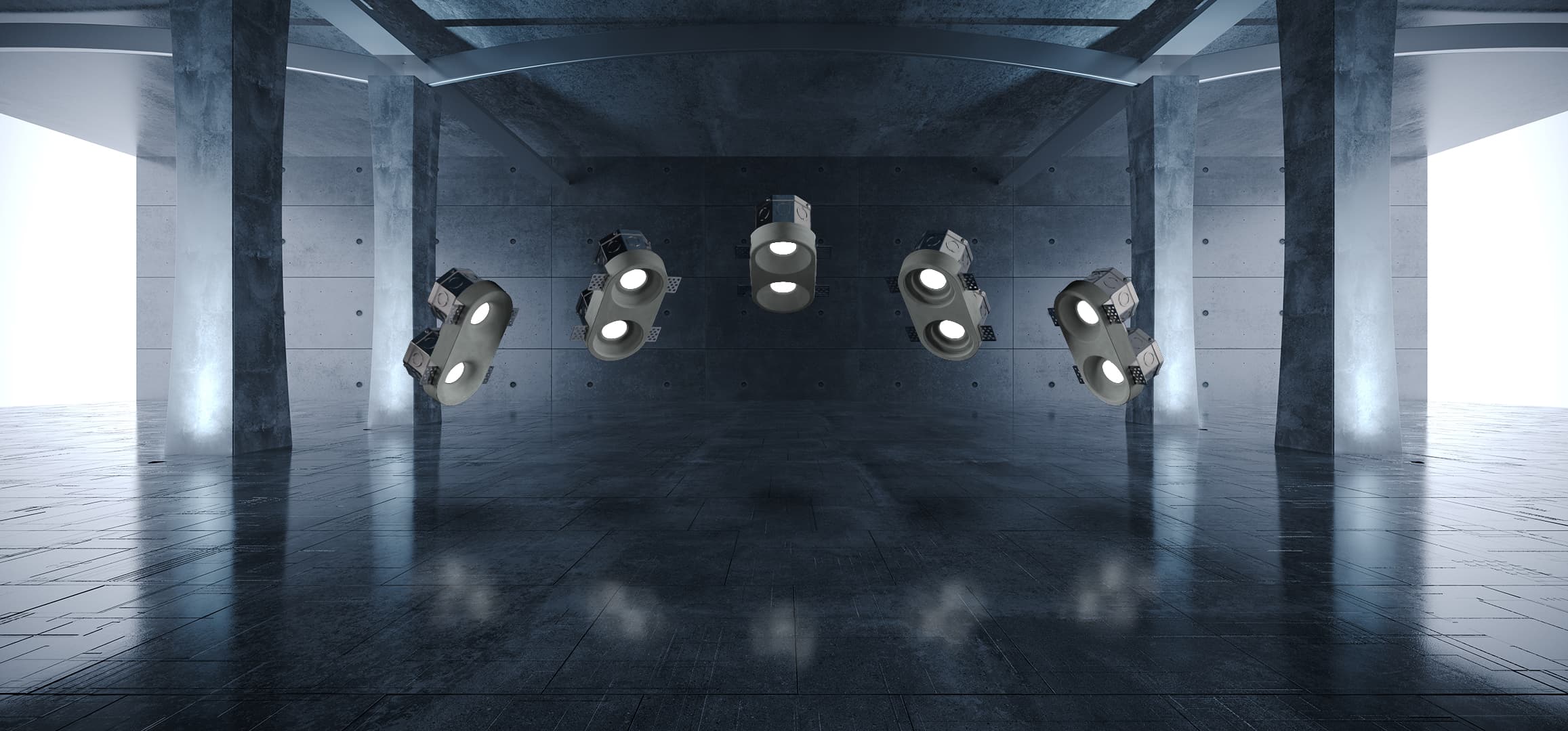 Double Bulb Luminaires - GC250XD & GC251XD & GC252XD & GC253XD Series 6