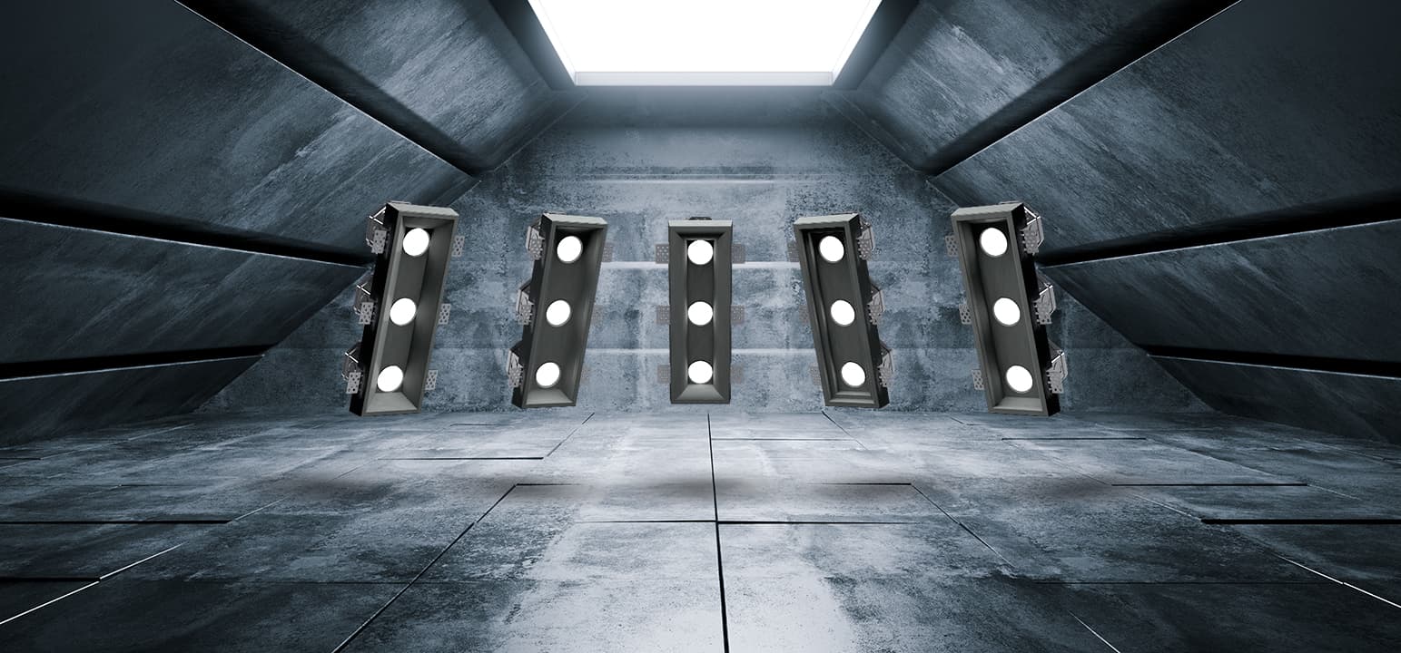 Triple Bulb Luminaires - GC380XT & GC381XT & GC382XT & GC383XT Series 4