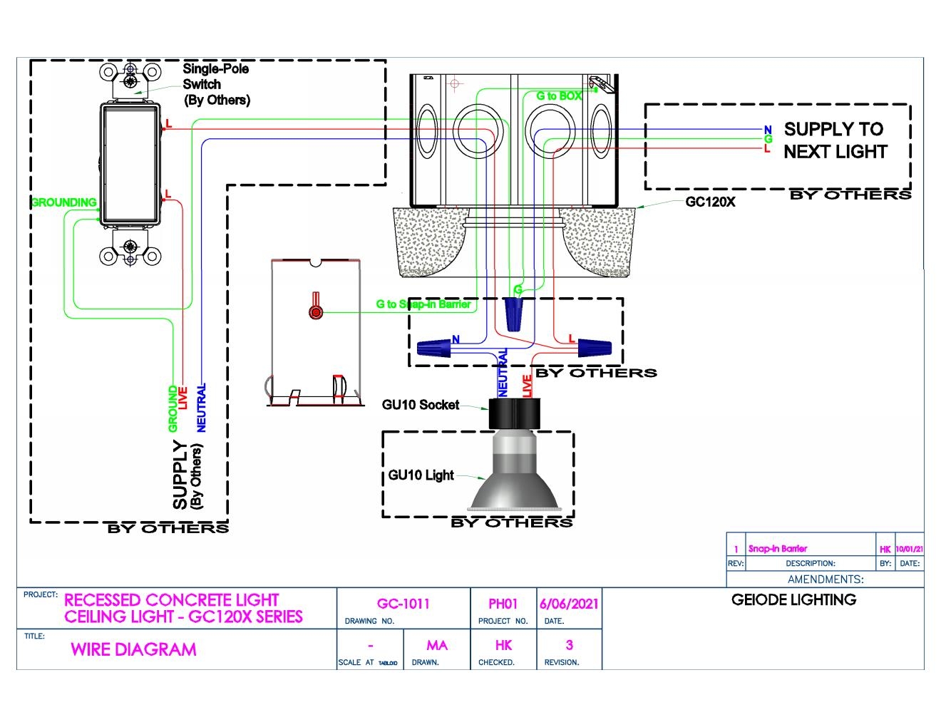 Wire Diagram Geiode Lighting